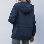 Regenjas Dames Lichtgewicht Capuchon Rits – Voorjaar | Miss Madera - Miss Madera MIS-6QMY97