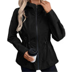 Regenjas Dames Relaxed Fit Verstelbare Taille – Pendel | Miss Madera - Miss Madera MIS-MJM5A0