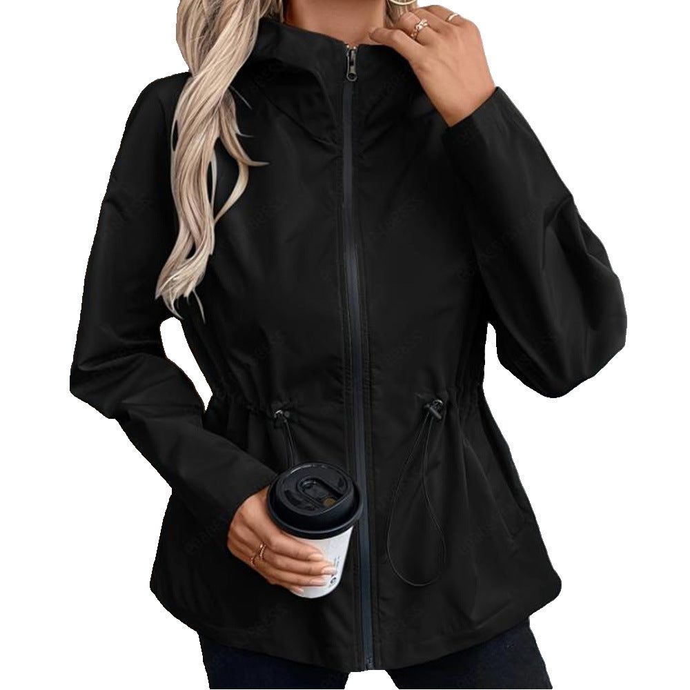 Regenjas Dames Relaxed Fit Verstelbare Taille – Pendel | Miss Madera - Miss Madera MIS-MJM5A0