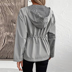 Regenjas Dames Relaxed Fit Verstelbare Taille – Pendel | Miss Madera - Miss Madera MIS-MJM5A0