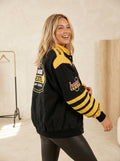 Retro Racing Jacket Dames Oversized Print | Casual - Miss Madera