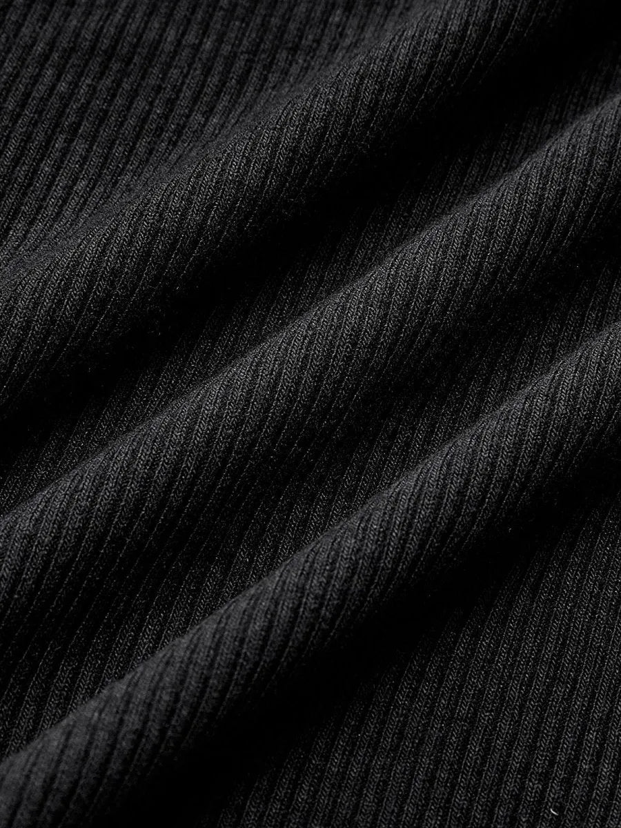 Ribgebreide Top Dames | Naaddetails Modern Silhouet - Miss Madera