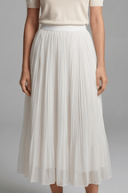 Rok Dames Maxi Geplisseerd Elastische Taille – Casual | Miss Madera - Miss Madera MIS-OU4N20