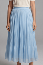 Rok Dames Maxi Geplisseerd Elastische Taille – Casual | Miss Madera - Miss Madera MIS-5383II