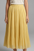 Rok Dames Maxi Geplisseerd Elastische Taille – Casual | Miss Madera - Miss Madera MIS-C8VNIS
