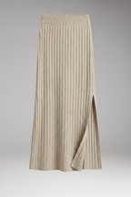 Rok Dames Maxi Geribd Rechte Fit Zijsplit – Avond | Miss Madera - Miss Madera MIS-HYSXX2
