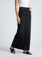 Rok Dames Maxi Hoge Taille Denim – Weekend | Miss Madera - Miss Madera MIS-E4OPPW