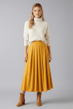 Rok Dames Maxi Hoge Taille Geplooid – Casual Chic | Miss Madera - Miss Madera MIS-Y7V2FG