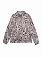 Satijnen Blouse Dames | Abstract Print Soepel Vallend - Miss Madera