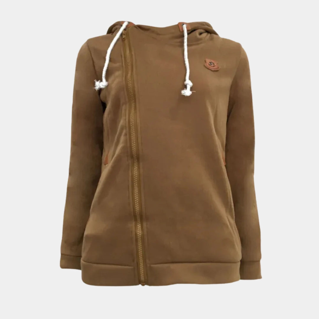 Hoodie Dames Asymmetrische Capuchon Sportief - Polyester