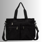Schoudertas Dames Laptopvak 13 Inch met Verstelbare Riem - Zwart