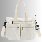 Schoudertas Dames Laptopvak 13 Inch met Verstelbare Riem - Wit