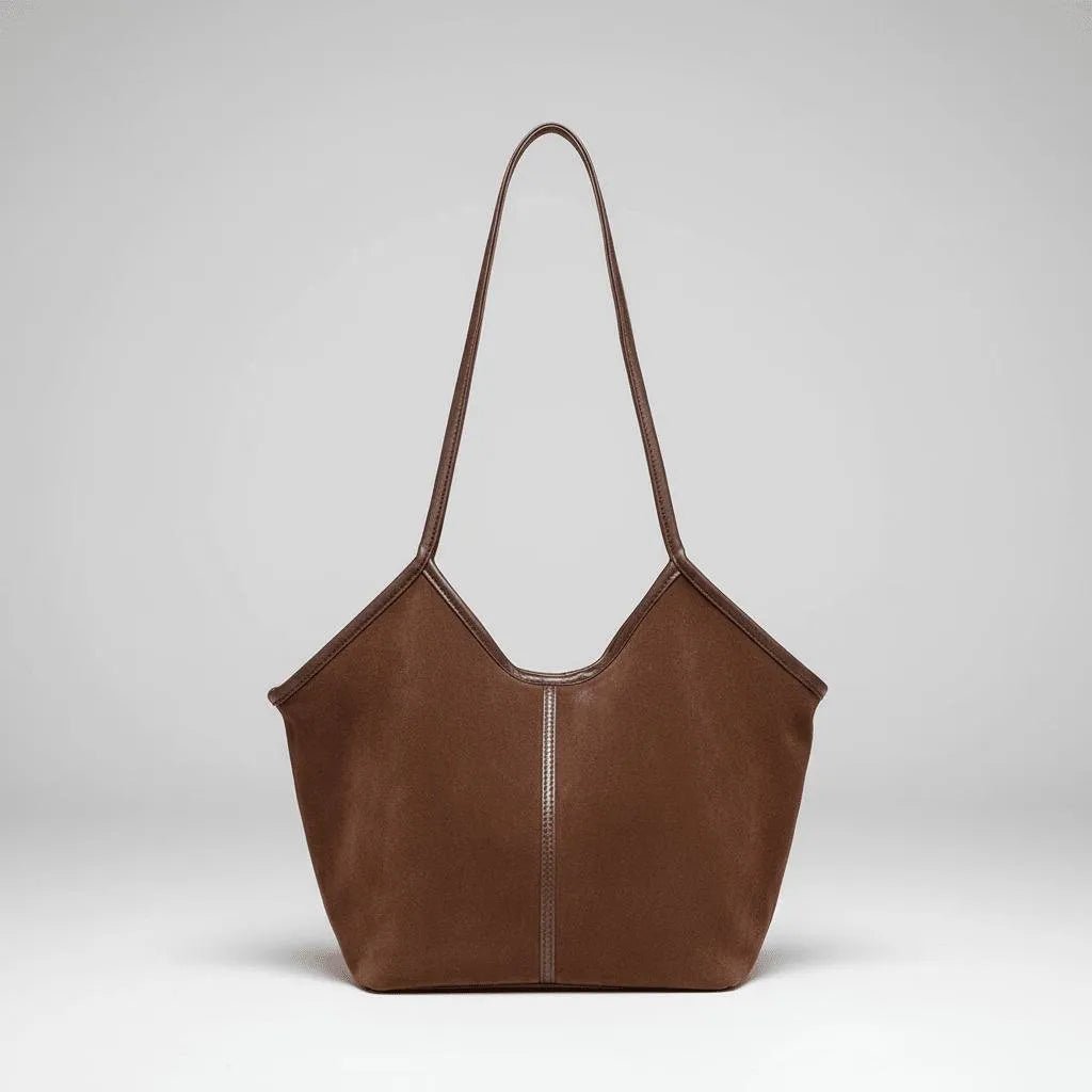 Suède - Look Tote Bag Dames – Ruime Shopper - Miss Madera