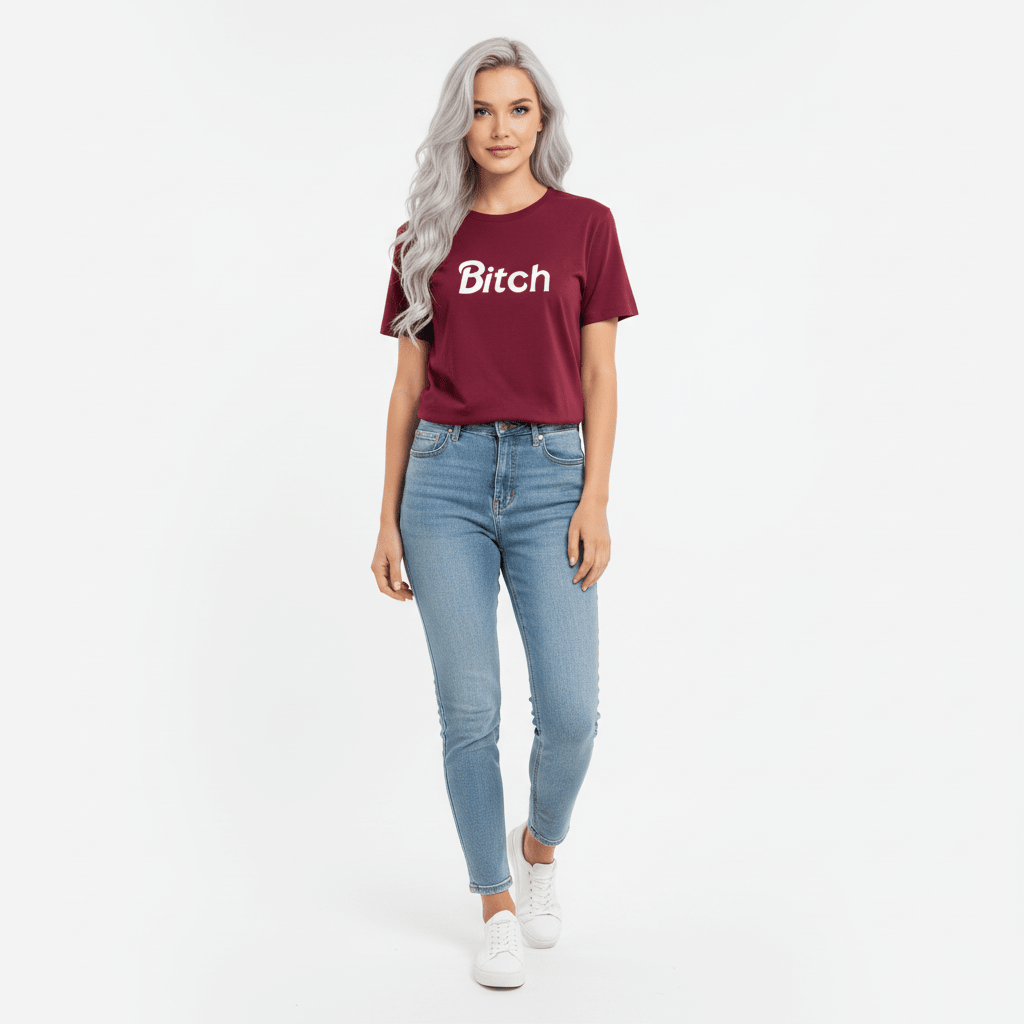 The Statement T-shirt Katoen | Grafische Print Relaxed Fit - Miss Madera