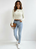 Top vrouwen katoenblend casual outings - Miss Madera