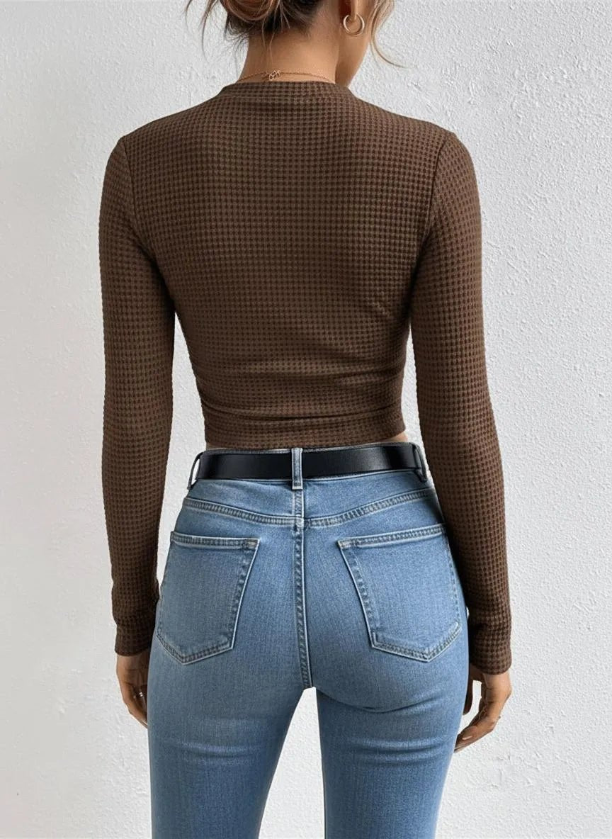 Top vrouwen katoenblend casual outings - Miss Madera