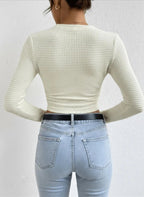 Top vrouwen katoenblend casual outings - Miss Madera