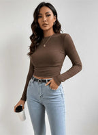 Top vrouwen katoenblend casual outings - Miss Madera