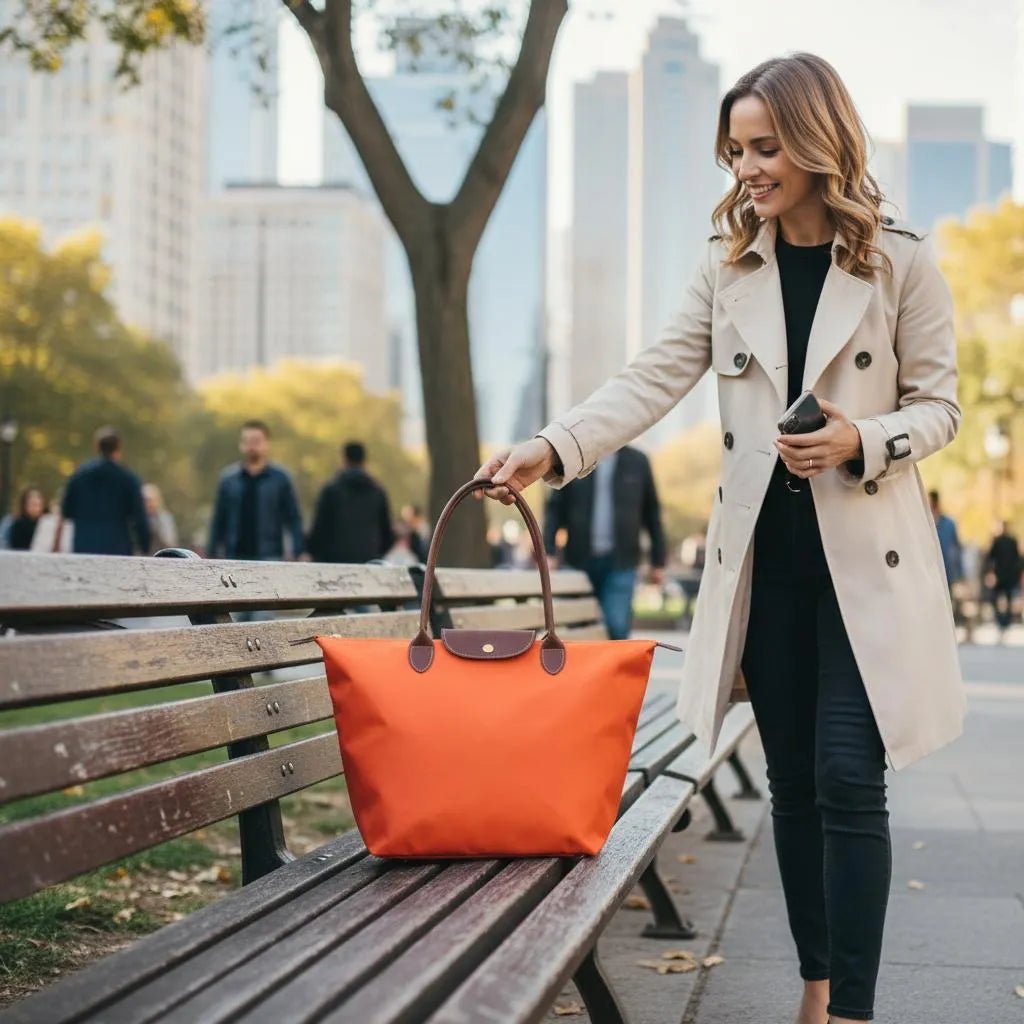 Tote Bag vrouwen Nylon met leer - Miss Madera
