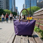 Tote Bag vrouwen Nylon met leer - Miss Madera