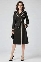 Trenchcoat Dames Getextureerd Ceintuur – Dagelijks | Miss Madera - Miss Madera MIS-BHCKGW