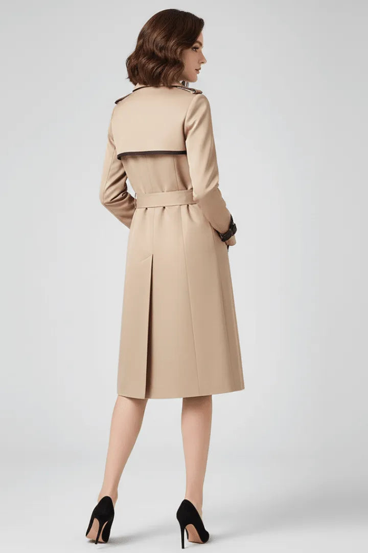 Trenchcoat Dames Getextureerd Ceintuur – Dagelijks | Miss Madera - Miss Madera MIS-4XHD86
