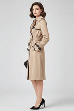 Trenchcoat Dames Getextureerd Ceintuur – Dagelijks | Miss Madera - Miss Madera MIS-4XHD86