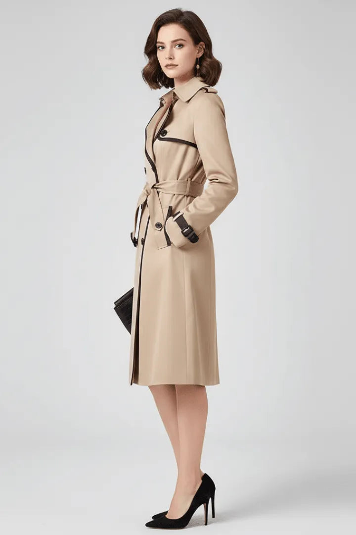 Trenchcoat Dames Getextureerd Ceintuur – Dagelijks | Miss Madera - Miss Madera MIS-4XHD86