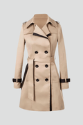 Trenchcoat Dames Getextureerd Ceintuur – Dagelijks | Miss Madera - Miss Madera MIS-4XHD86