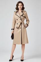 Trenchcoat Dames Getextureerd Ceintuur – Dagelijks | Miss Madera - Miss Madera MIS-4XHD86