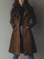 Trenchcoat Dames Klassiek Vintage Stijl – Dagelijks | Miss Madera - Miss Madera MIS-W5JB34
