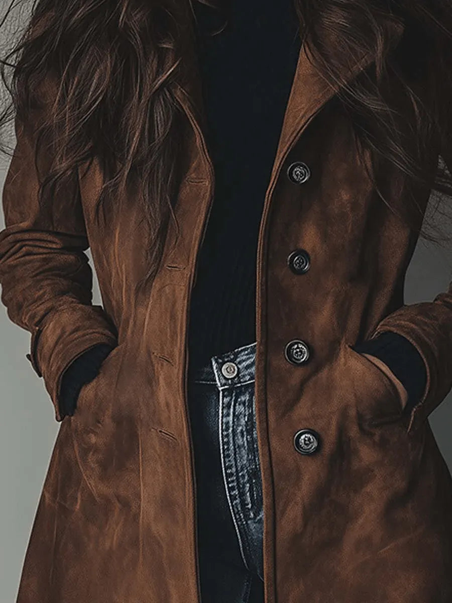 Trenchcoat Dames Klassiek Vintage Stijl – Dagelijks | Miss Madera - Miss Madera MIS-W5JB34