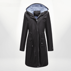 Trenchcoat Dames Oversized Denim Dubbelrijig – Najaar | Miss Madera - Miss Madera MIS-CPN4OG