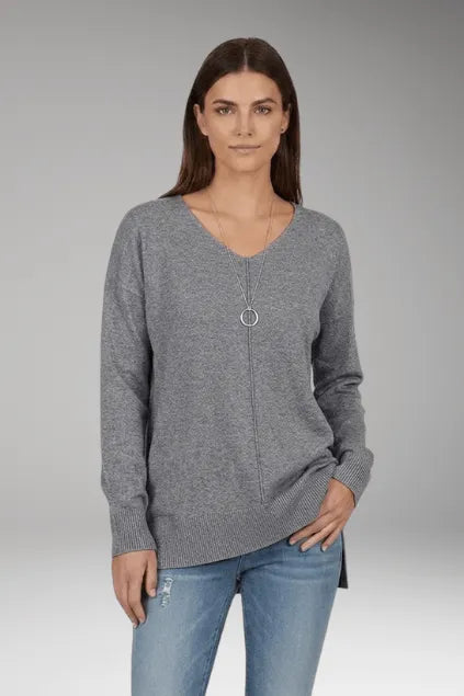 Trui Dames V-Hals Chevron Relaxed Fit Gebreid – Herfst | Miss Madera - Miss Madera MIS-98PB7T