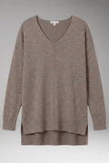 Trui Dames V-Hals Chevron Relaxed Fit Gebreid – Herfst | Miss Madera - Miss Madera MIS-NZ8SIK