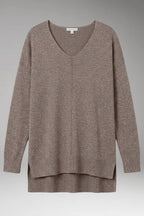 Trui Dames V-Hals Chevron Relaxed Fit Gebreid – Herfst | Miss Madera - Miss Madera MIS-NZ8SIK
