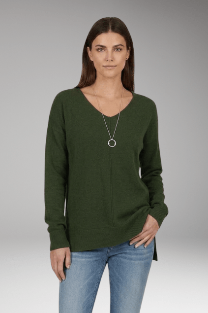 Trui Dames V-Hals Chevron Relaxed Fit Gebreid – Herfst | Miss Madera - Miss Madera MIS-Q4KMF4