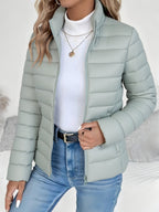 Tussenjas Dames | Staande Kraag Lichtgewicht Oversized - Miss Madera