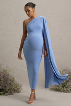 Jurk Dames Zwangerschap Maxi Cape Mouw - Polyester