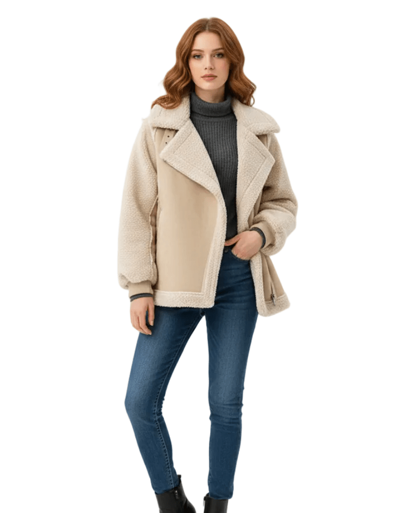 Vest Dames Relaxed Fit Rits – Casual | Miss Madera - Miss Madera MIS-JWW71W