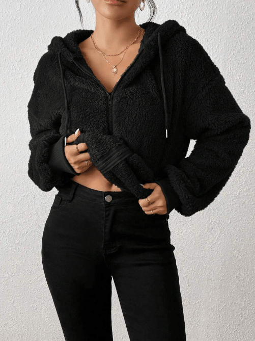 Vest Dames Relaxed Rits Fleece – Herfst Winter | Miss Madera - Miss Madera MIS-WABN1W