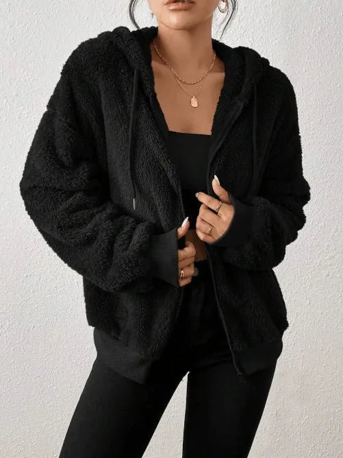 Vest Dames Relaxed Rits Fleece – Herfst Winter | Miss Madera - Miss Madera MIS-ZWV0EJ