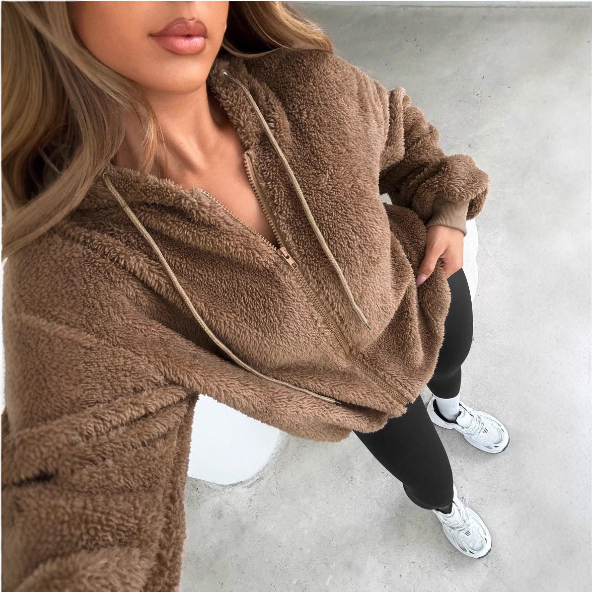 Vest Dames Relaxed Rits Fleece – Herfst Winter | Miss Madera - Miss Madera MIS-ZWV0EJ