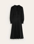 Viscose Jurk Dames | Bisschopsmouwen Getailleerd - Miss Madera