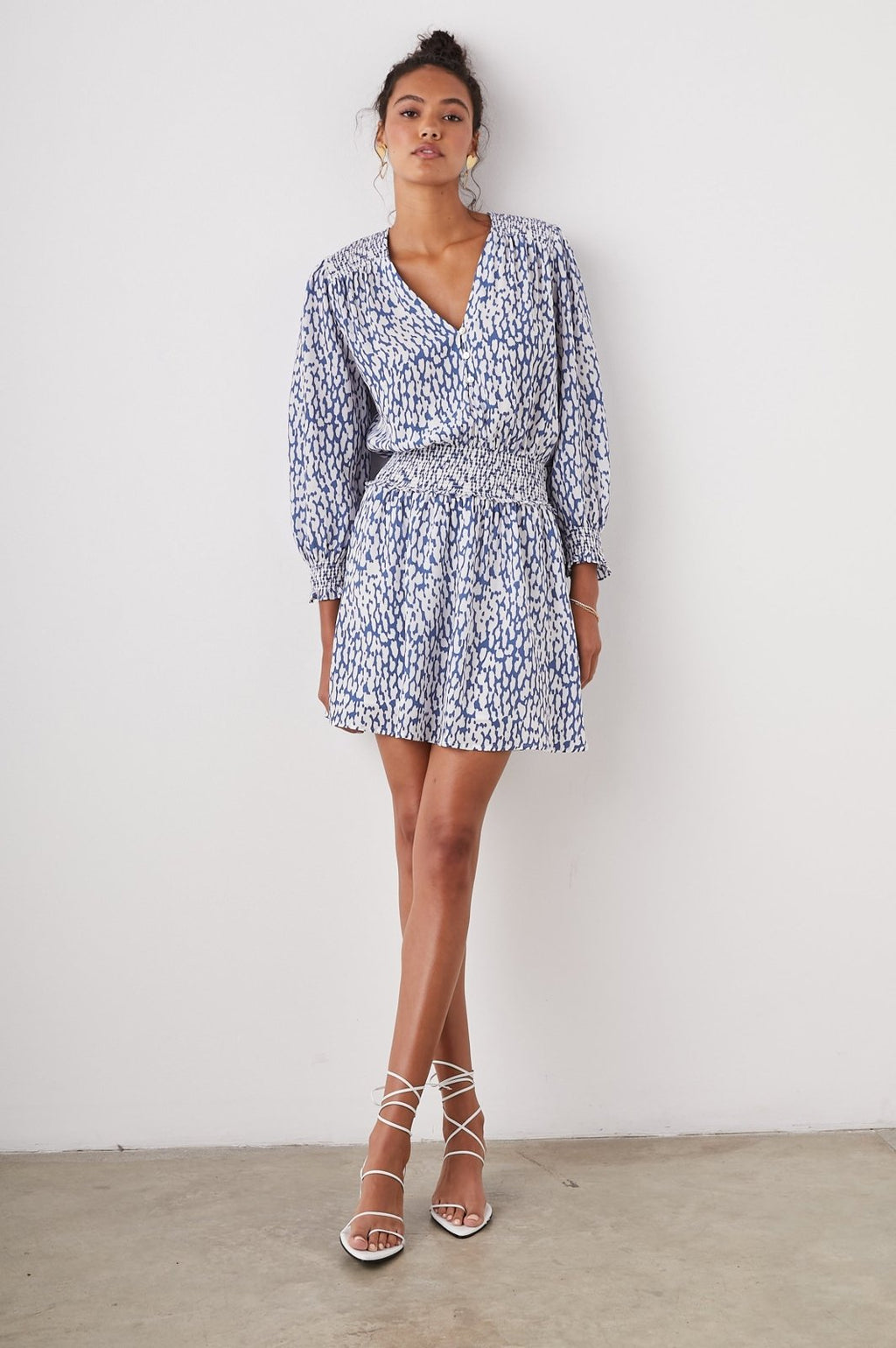 Viscose Jurk Dames | Smocked Taille A - lijn Relaxed - Miss Madera