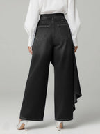 Waist Wide Leg Jeans Dames | Denim Relaxed Fit - Miss Madera