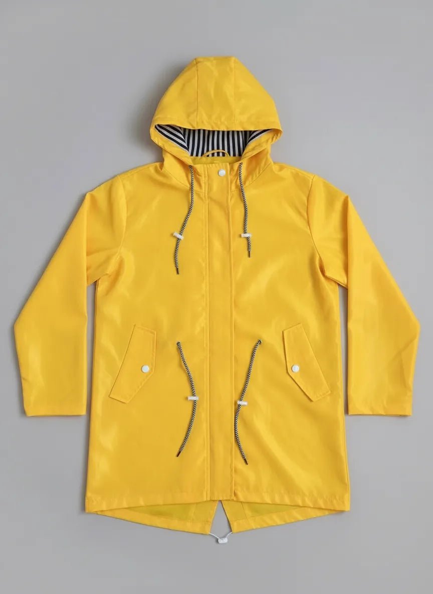 Waterdichte Regenjas Dames | Minimalistische Verborgen Rits - Miss Madera