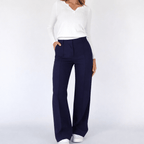 Wide Leg Broek Polyestermix - Miss Madera - Miss Madera