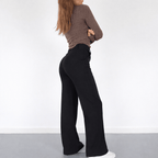 Wide Leg Broek Polyestermix - Miss Madera - Miss Madera