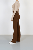 Wide Leg Broek Polyestermix - Miss Madera - Miss Madera